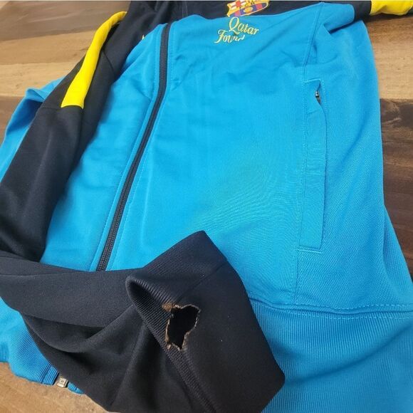 Nike Barcelona FC Soccer Football Jacket Dri-Fit Athletic Spain Men's Size S - Picture 5 of 9